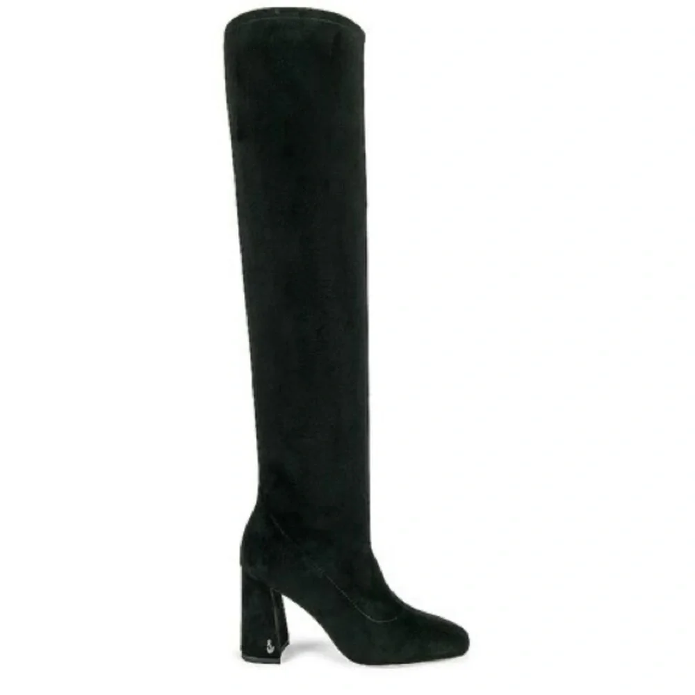 Sam Edelman Cosette Over-the-Knee Boots in Black Suede, REVOLVE Size 8.5 NEW